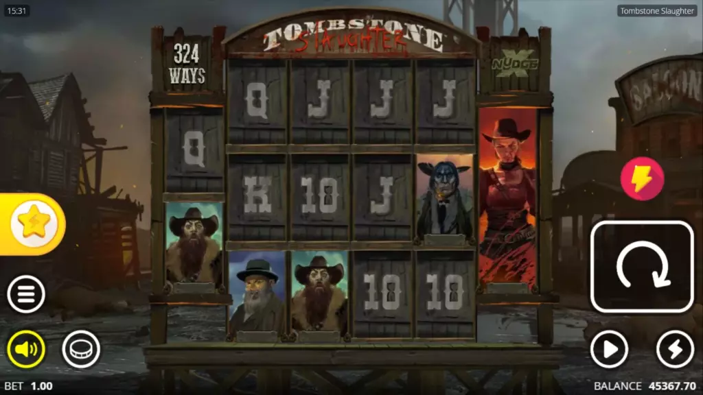 Tombstone Slaughter Reels Screen